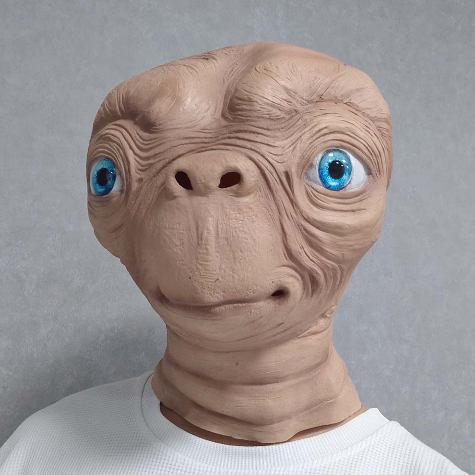 Latex Alien Mask Realistic - Máscara de Látex Realista de Alienígena