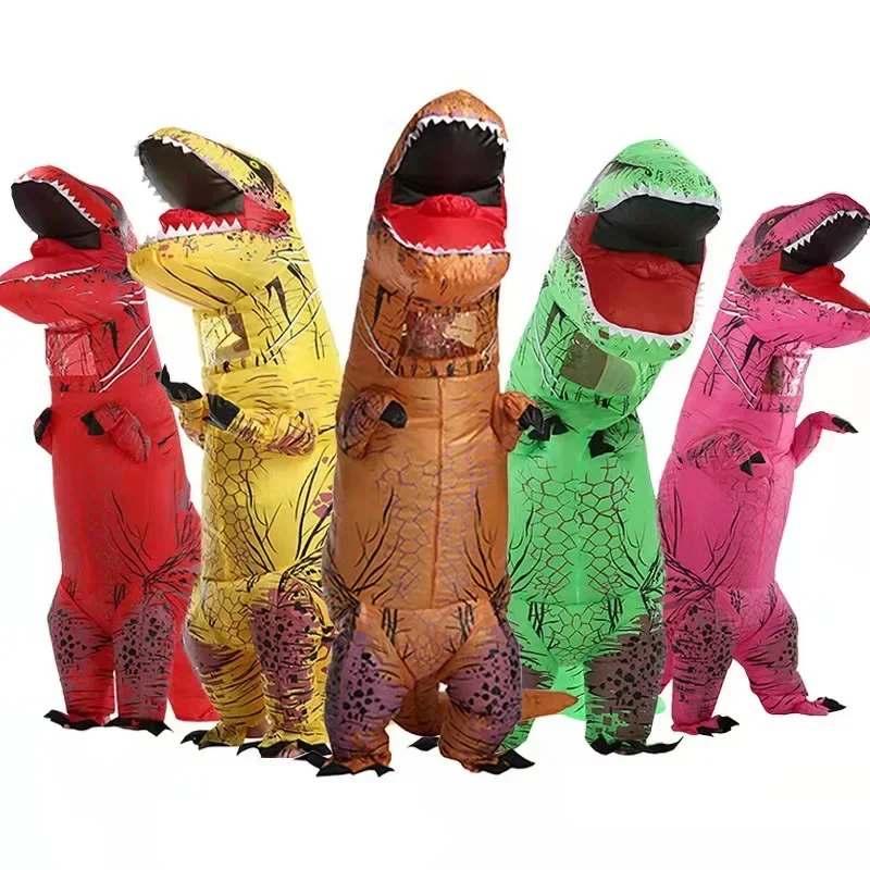 Inflatable Dinosaur Costume Adult - Tiranossauro rex traje inflável para adultos