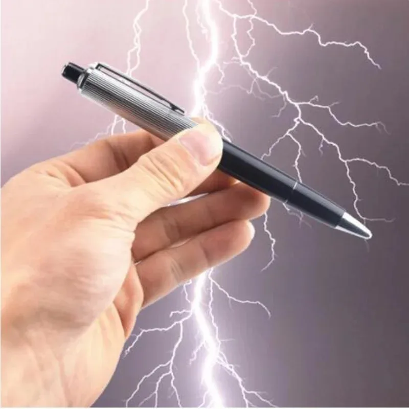 Shock Pen Prank Toy - 1 Unidade Caneta de Choque Elétrico