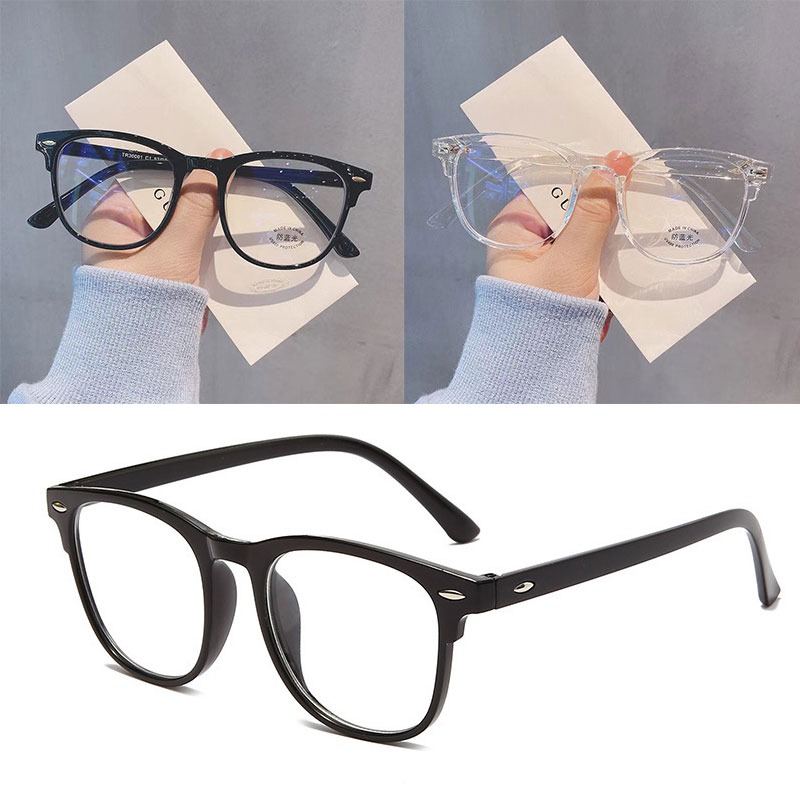 Glow In The Dark Party Glasses - Óculos ultraleve retro transparente quadro simples
