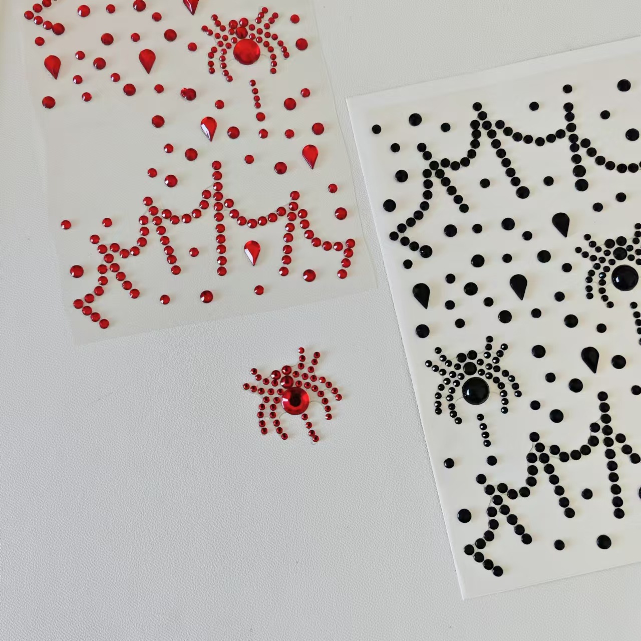 Party Supplies - Adesivos de Halloween para Festa, Maquiagem