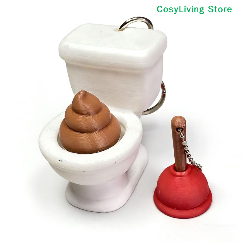 Novelty Gifts - [CL]1/2 Peças Chaveiro Relaxante com Botão