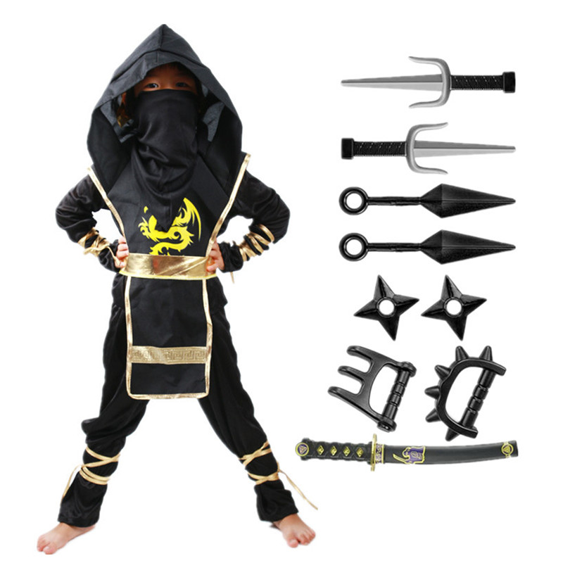 Spiderman Jumpsuit Kids - Fantasia ninja de halloween para meninos