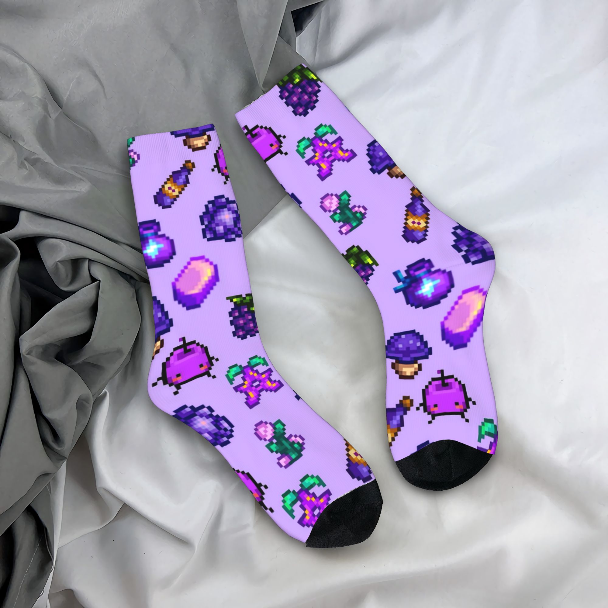 Funny Chicken Leg Socks - Stardew vale animais meias de frango