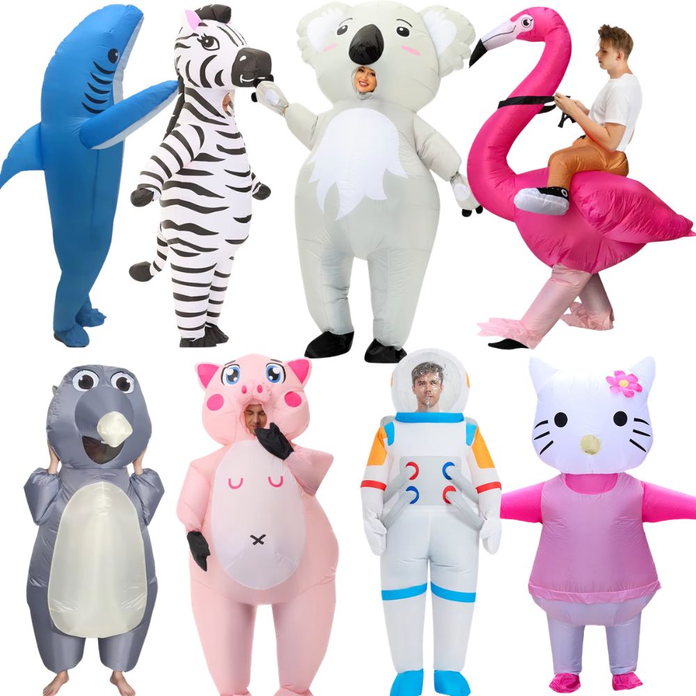 Inflatable Dinosaur Costume Adult - Fantasias Infláveis de Animais Populares, Trajes