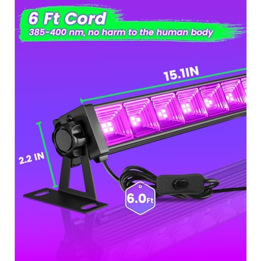 Barra de Luz LED Preta 4W, Ilu - Party Supplies avaliação e preço