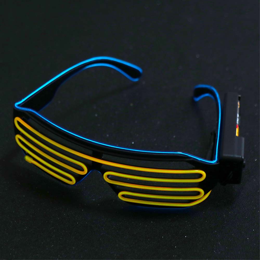 Óculos LED Sem Fio Brilhantes, - Glow In The Dark Party Glasses avaliação e preço