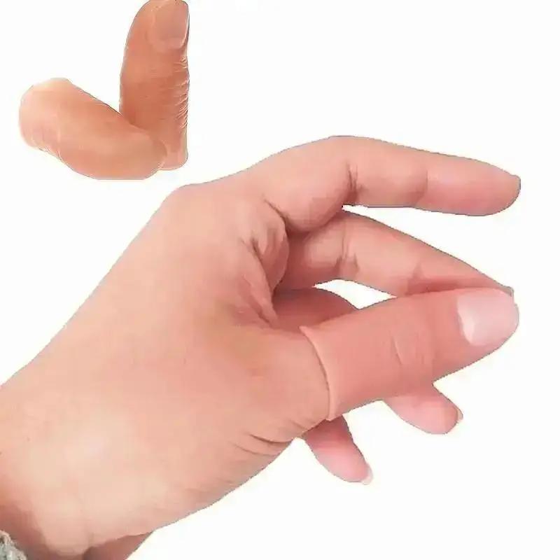 5 pçs/set quente falso macio p - Thumb Tip Magic Trick Set avaliação e preço