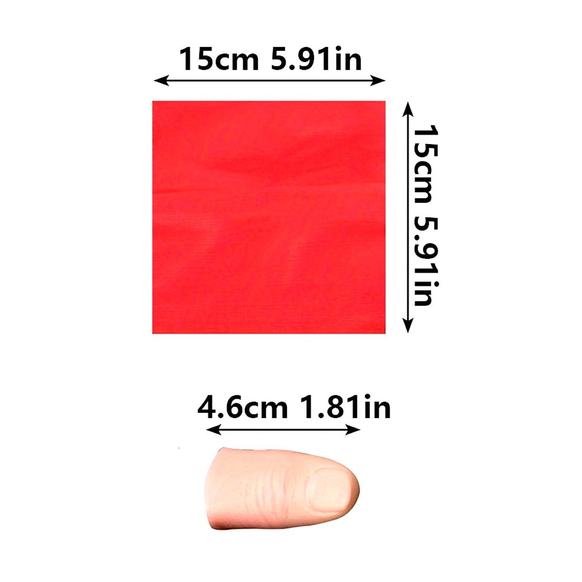 Conjunto de 3 Peças: Lenço Mág - Thumb Tip Magic Trick Set avaliação e preço