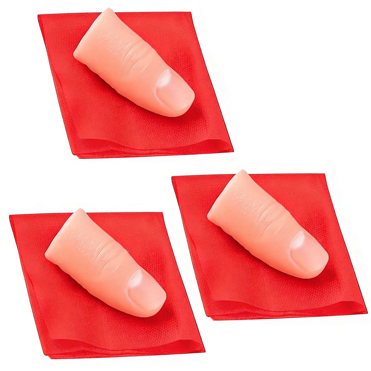 Conjunto de 3 Peças: Lenço Mág - Thumb Tip Magic Trick Set avaliação e preço