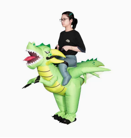 1 peça de Fantasia Inflável de - Inflatable Dinosaur Costume Adult avaliação e preço
