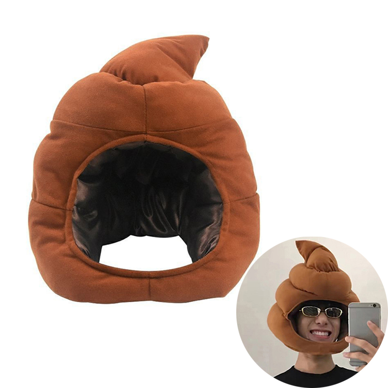 Bonito Merda Forma Chapéu De P - Fake Poop Gag Gift avaliação e preço
