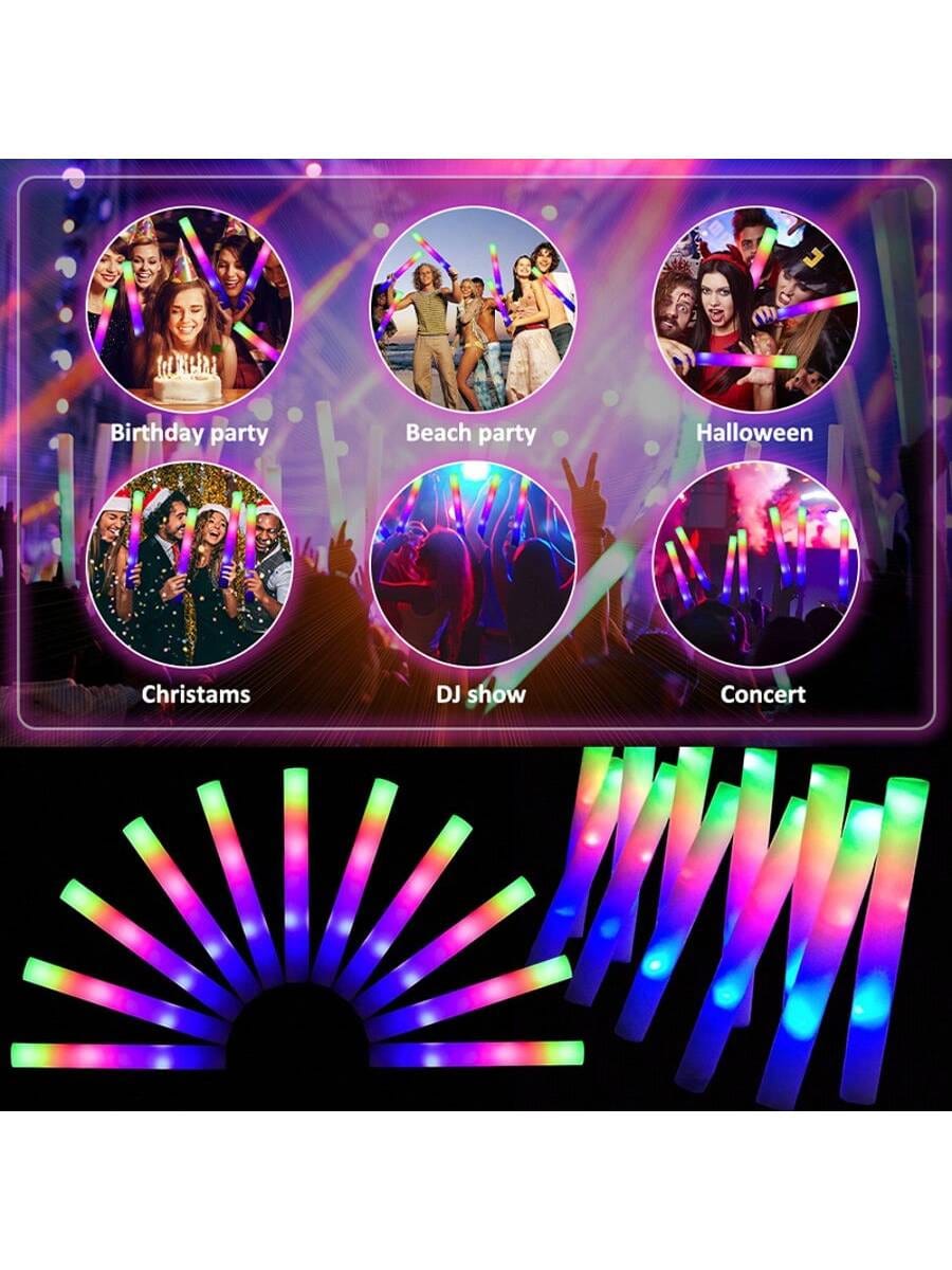 Bastões de Espuma Luminosos Vi - Flashing Led Foam Sticks Party avaliação e preço
