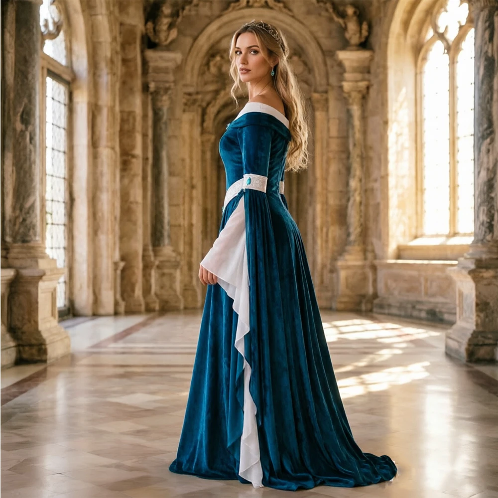 Vestido Estilo Elfo Medieval R - Medieval Renaissance Dress Women avaliação e preço
