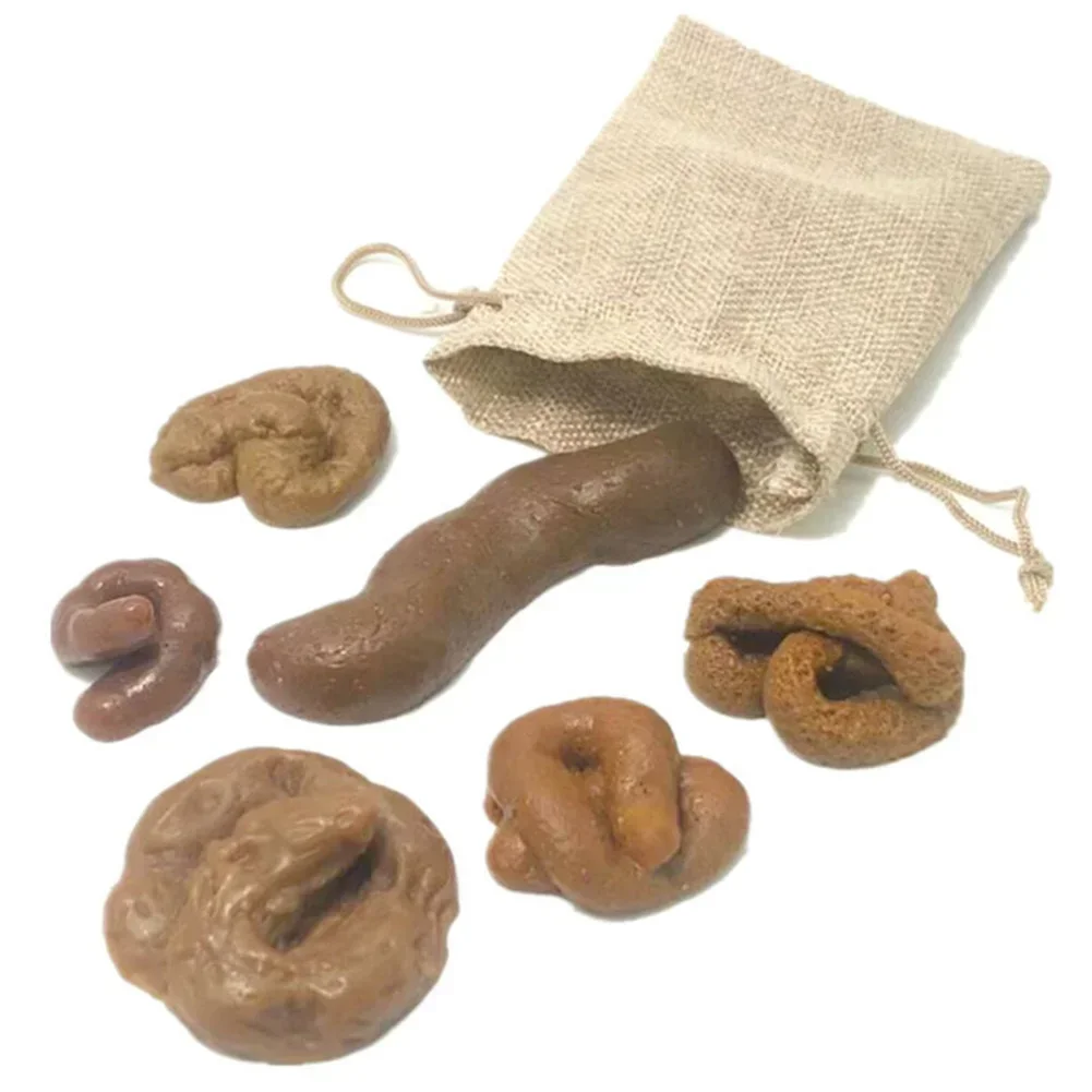 6 pçs realista falso cão cocô  - Fake Poop Gag Gift avaliação e preço