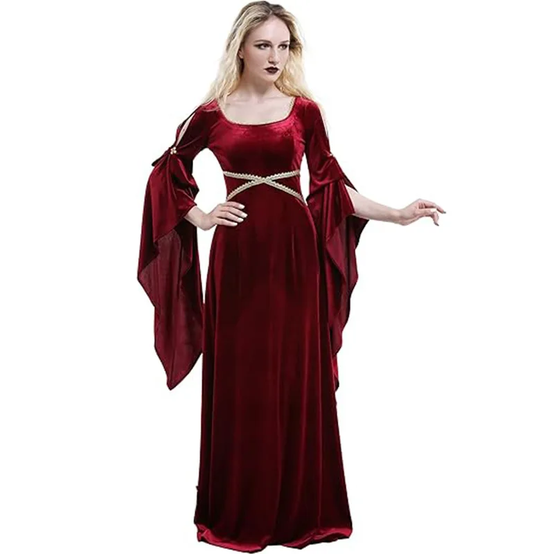 Vestido medieval feminino rain - Medieval Renaissance Dress Women avaliação e preço