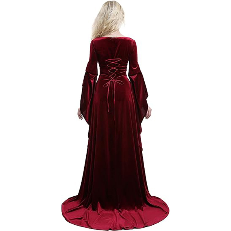 Vestido medieval feminino rain - Medieval Renaissance Dress Women avaliação e preço