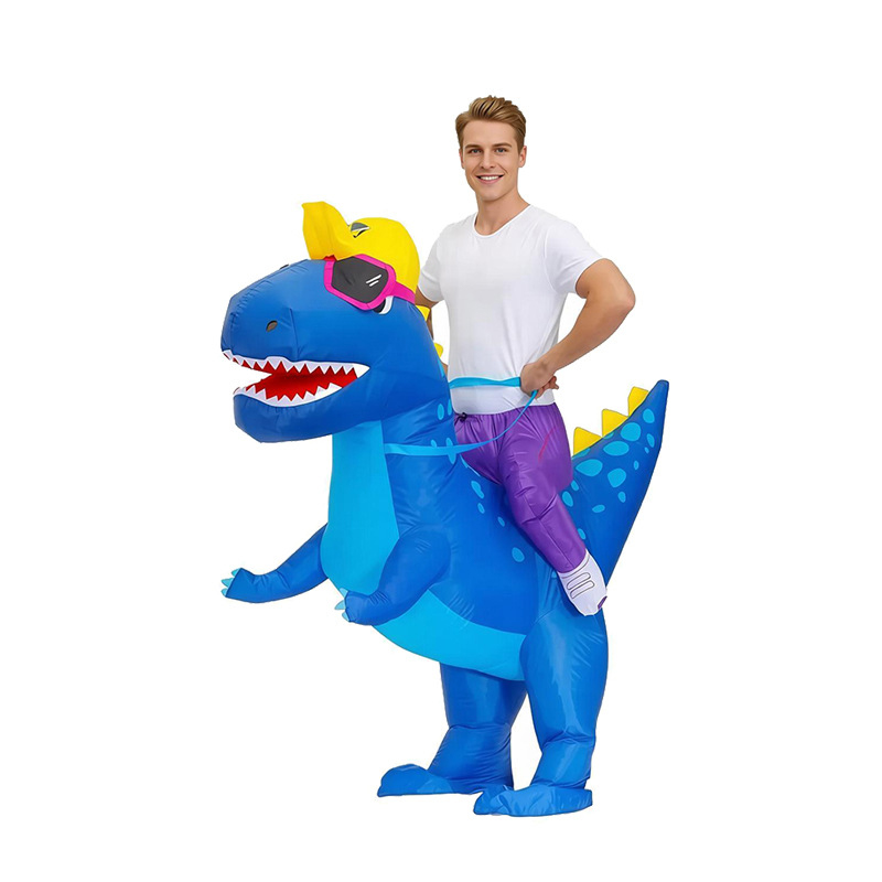 Fantasia Inflável de Unicórnio - Inflatable Dinosaur Costume Adult avaliação e preço