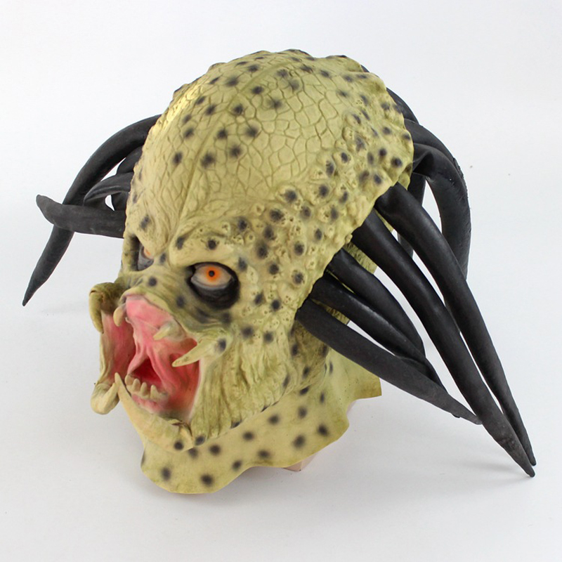 Máscara de Cabeça de Predador  - Latex Alien Mask Realistic avaliação e preço