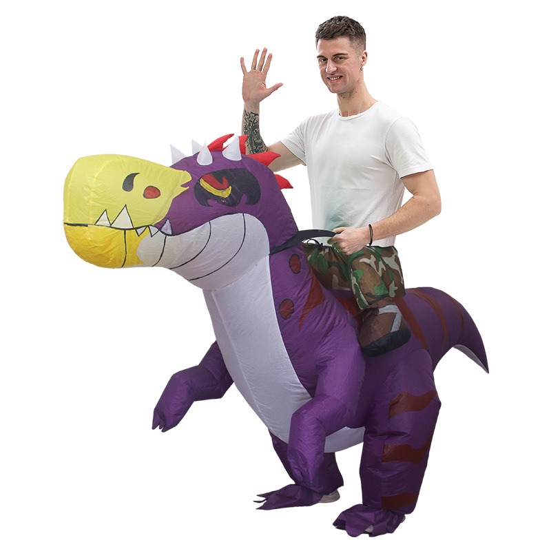 Fantasia Inflável de Dinossaur - Inflatable Dinosaur Costume Adult avaliação e preço