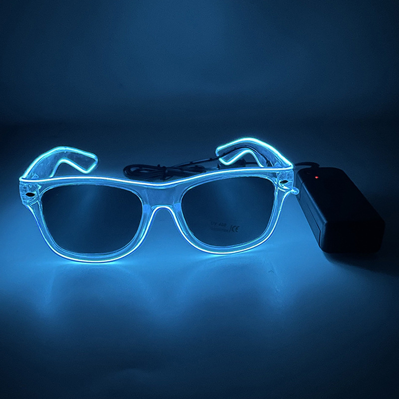 Novos óculos led luzes rave fe - Glow In The Dark Party Glasses avaliação e preço