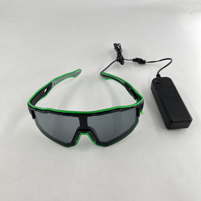 Óculos LED à prova de vento co - Glow In The Dark Party Glasses avaliação e preço