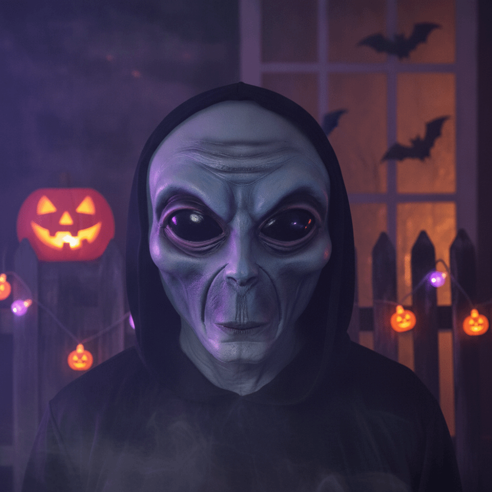 Máscara Alienígena de Látex, M - Latex Alien Mask Realistic avaliação e preço