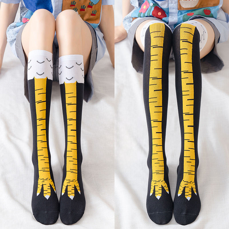 Masculino feminino engraçado 3 - Funny Chicken Leg Socks avaliação e preço