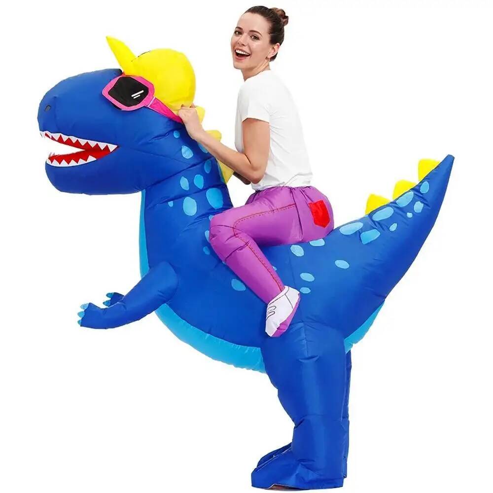 Fantasias de Festa em Destaque - Inflatable Dinosaur Costume Adult avaliação e preço