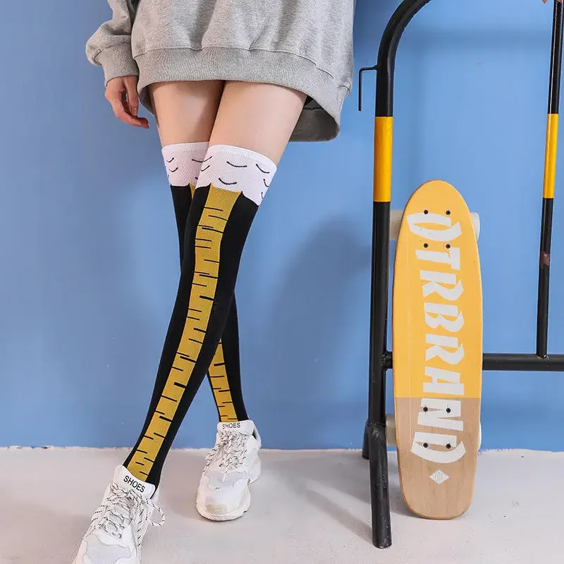 Engraçado perna de frango meia - Funny Chicken Leg Socks avaliação e preço