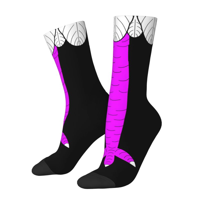 Meias sociais engraçadas com p - Funny Chicken Leg Socks avaliação e preço