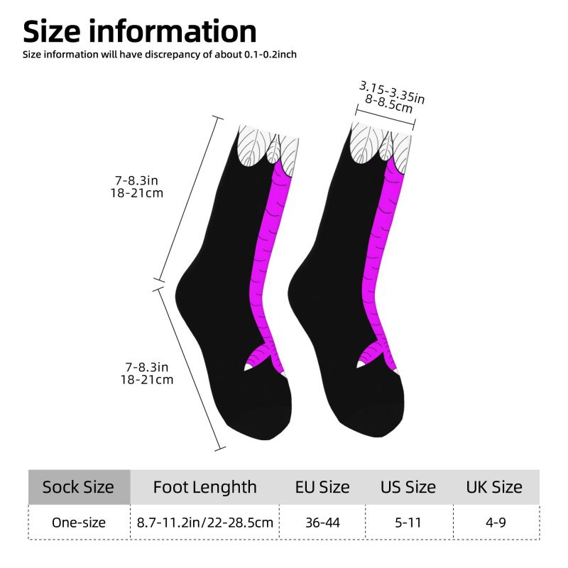 Meias sociais engraçadas com p - Funny Chicken Leg Socks avaliação e preço