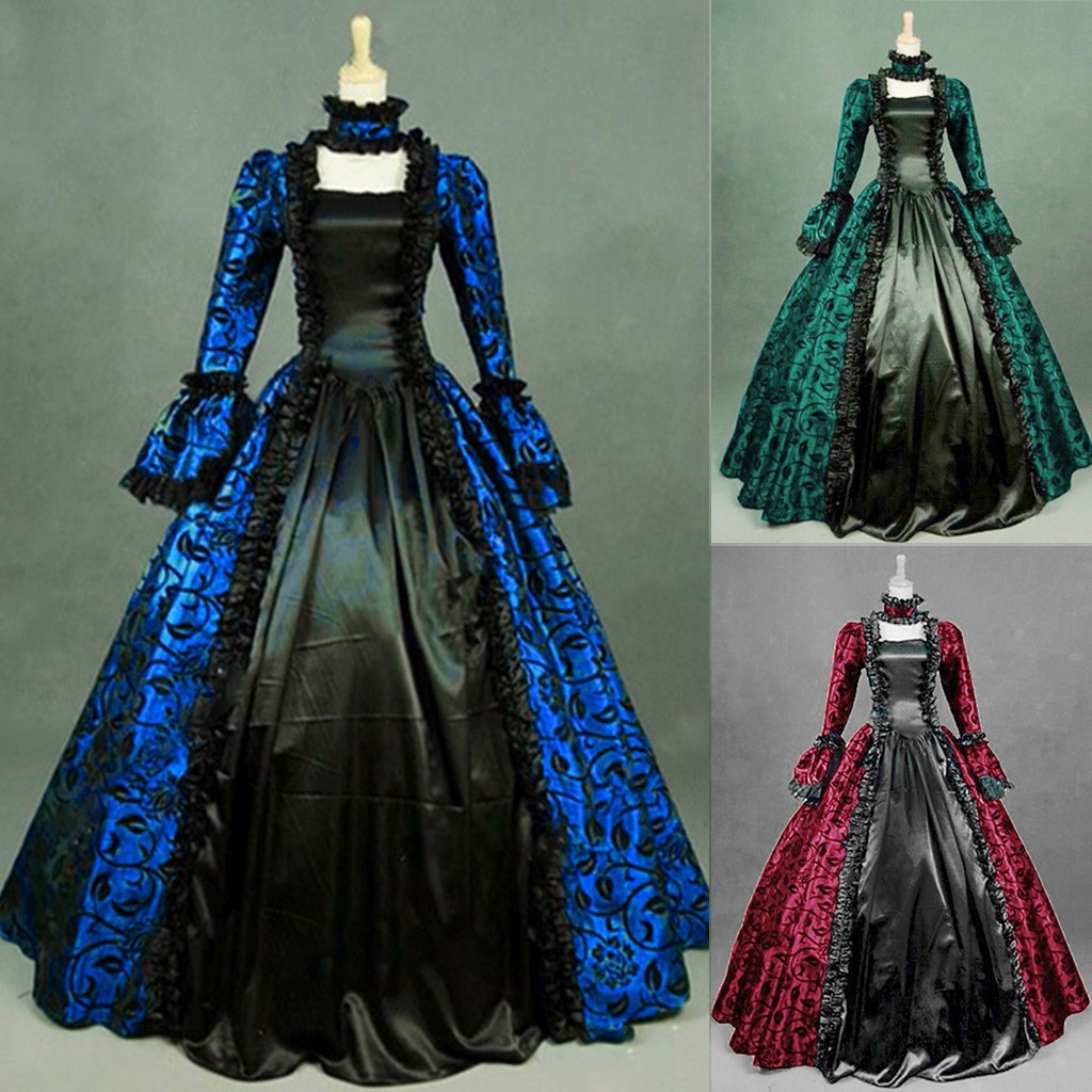 Feminino vintage requintado ve - Medieval Renaissance Dress Women avaliação e preço