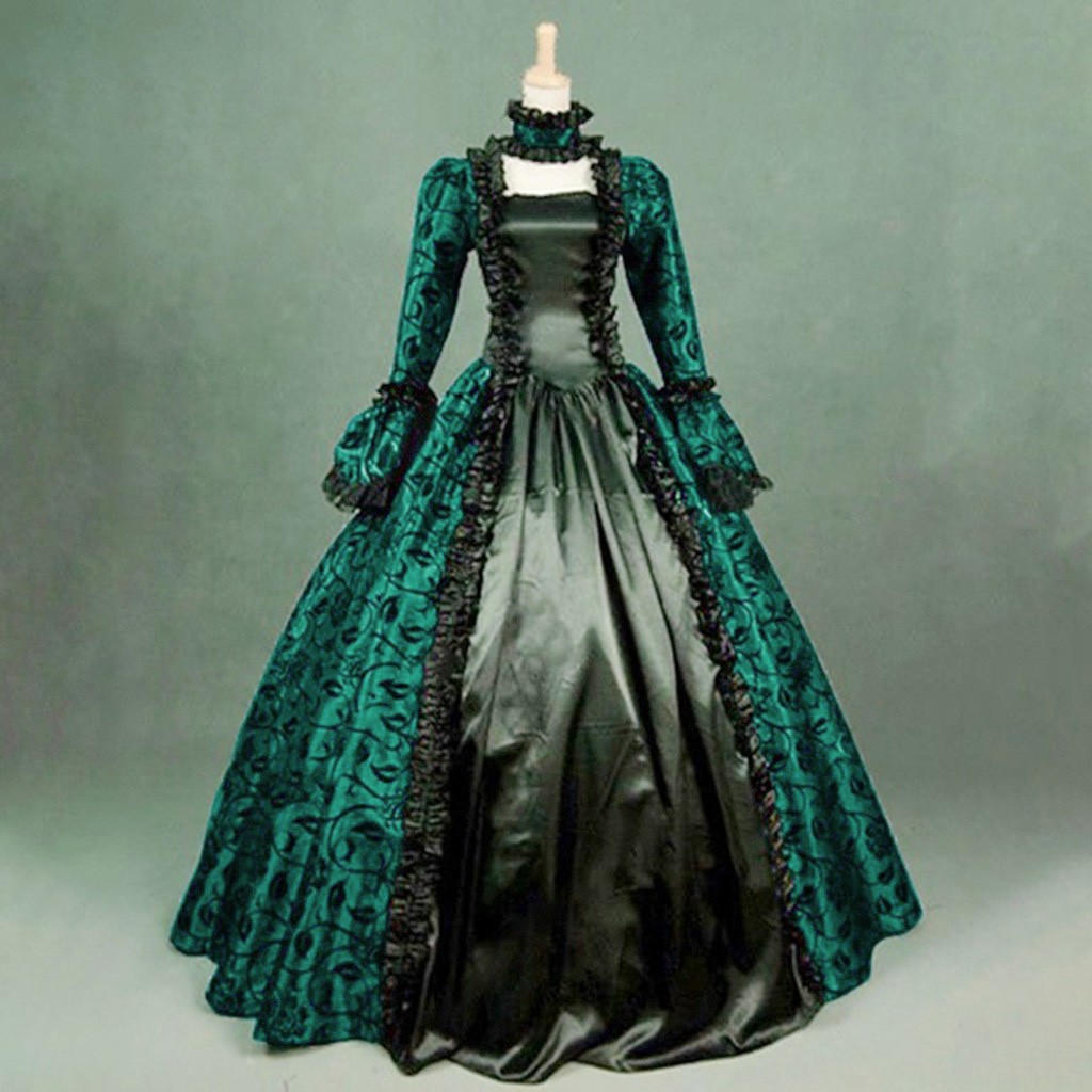 Feminino vintage requintado ve - Medieval Renaissance Dress Women avaliação e preço