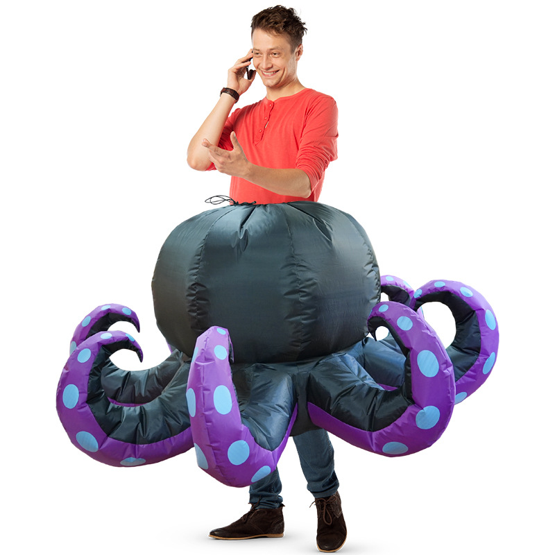 Fantasia Inflável de Polvo Mon - Costumes avaliação e preço