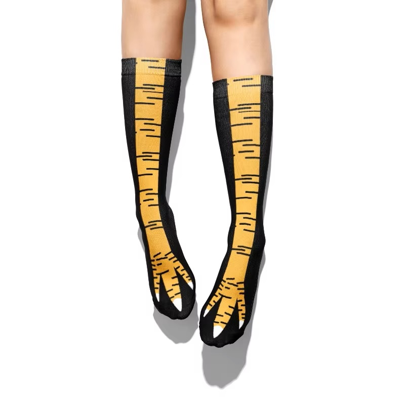 3d engraçado criativo frango p - Funny Chicken Leg Socks avaliação e preço