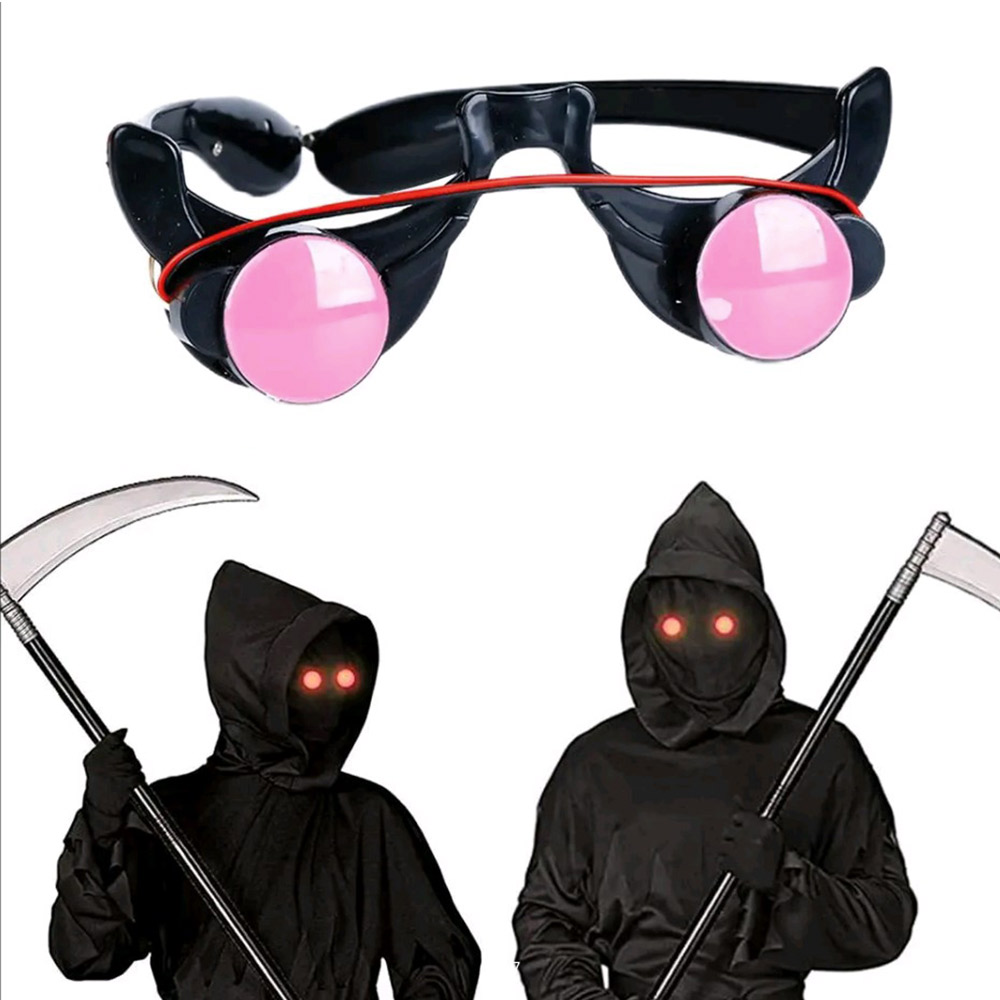 Halloween Horror Red Eye Glass - Glow In The Dark Party Glasses avaliação e preço