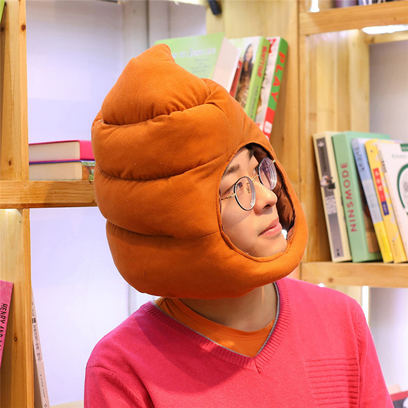 Chapéu de Pelúcia Criativo e E - Fake Poop Gag Gift avaliação e preço