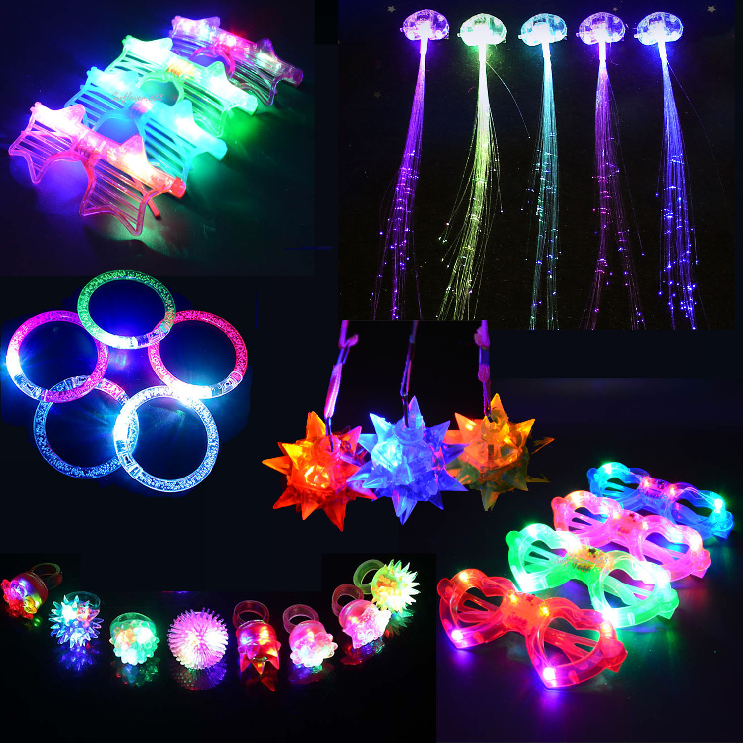 Glow Party Favor Toy Set para  - Glow In The Dark Party Glasses avaliação e preço