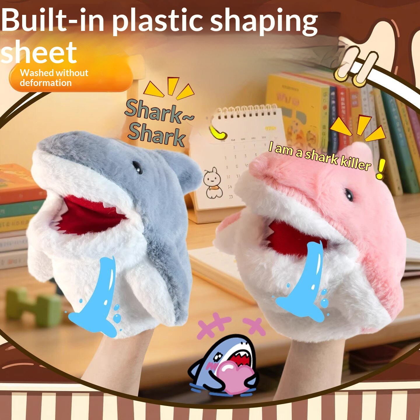 Fantoches de Tubarão de Pelúci - Prank Toys avaliação e preço