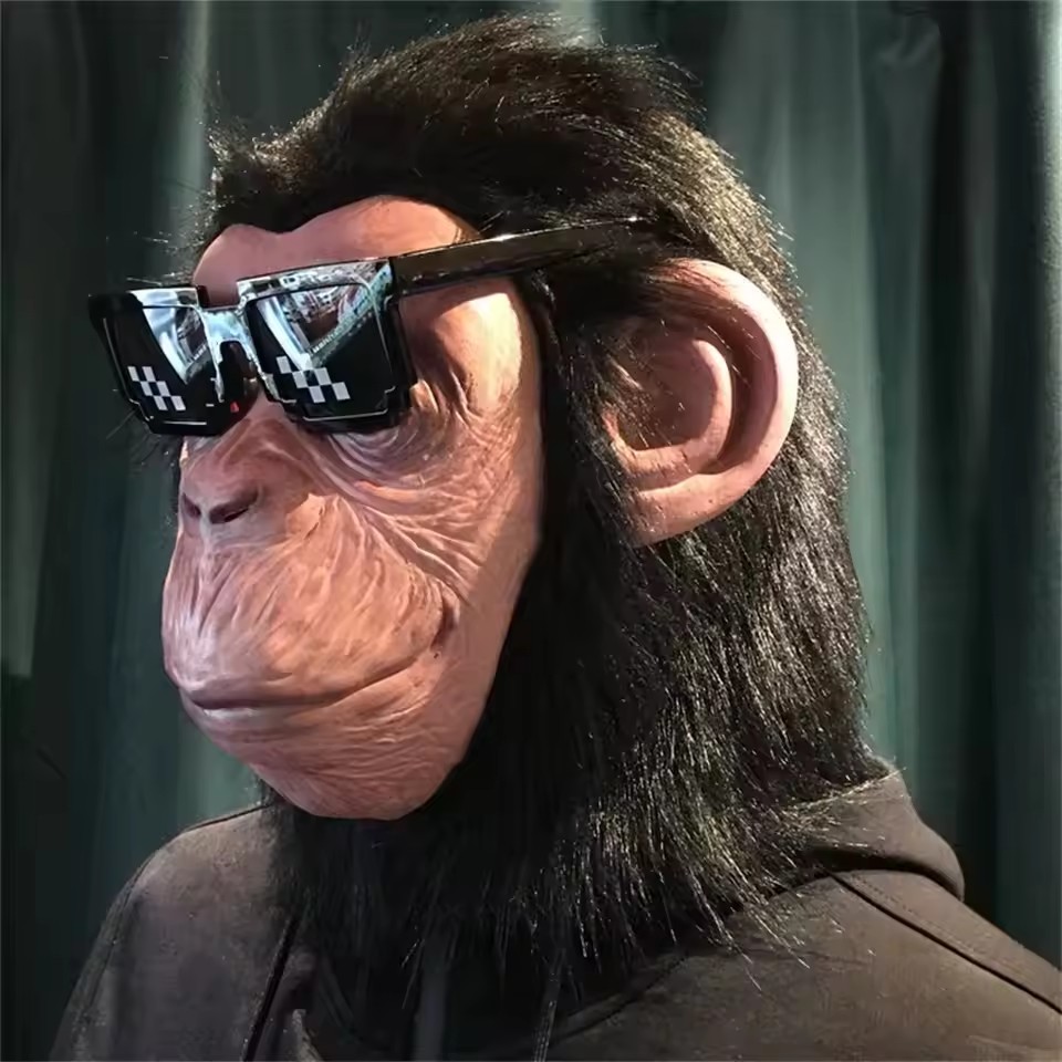 Máscara de Macaco de Látex Rea - Led Purge Mask Halloween avaliação e preço
