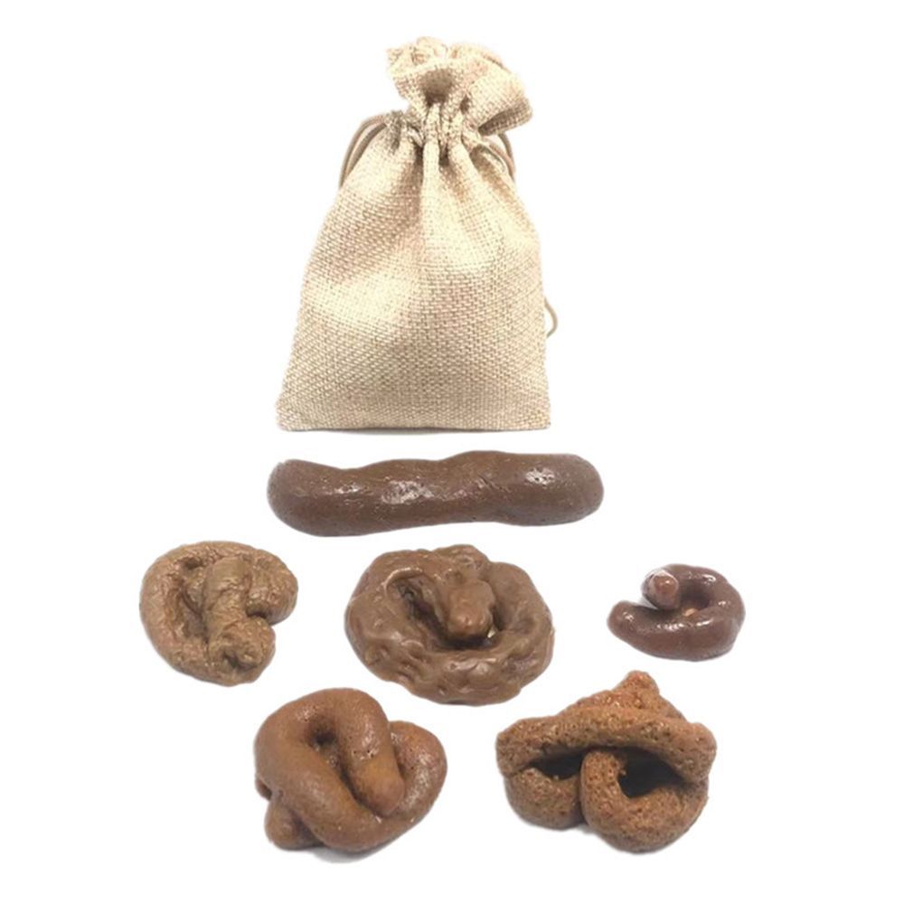 6 pçs piada brinquedos complic - Fake Poop Gag Gift avaliação e preço