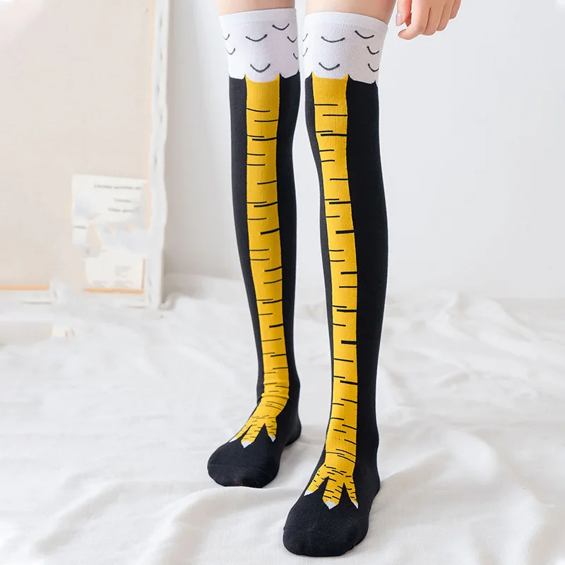Meias Divertidas com Estampa d - Funny Chicken Leg Socks avaliação e preço