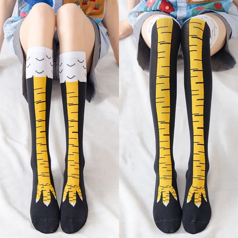 Meias Divertidas com Estampa d - Funny Chicken Leg Socks avaliação e preço