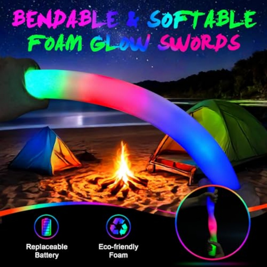 Pacote de Bastões de Espuma Lu - Flashing Led Foam Sticks Party avaliação e preço
