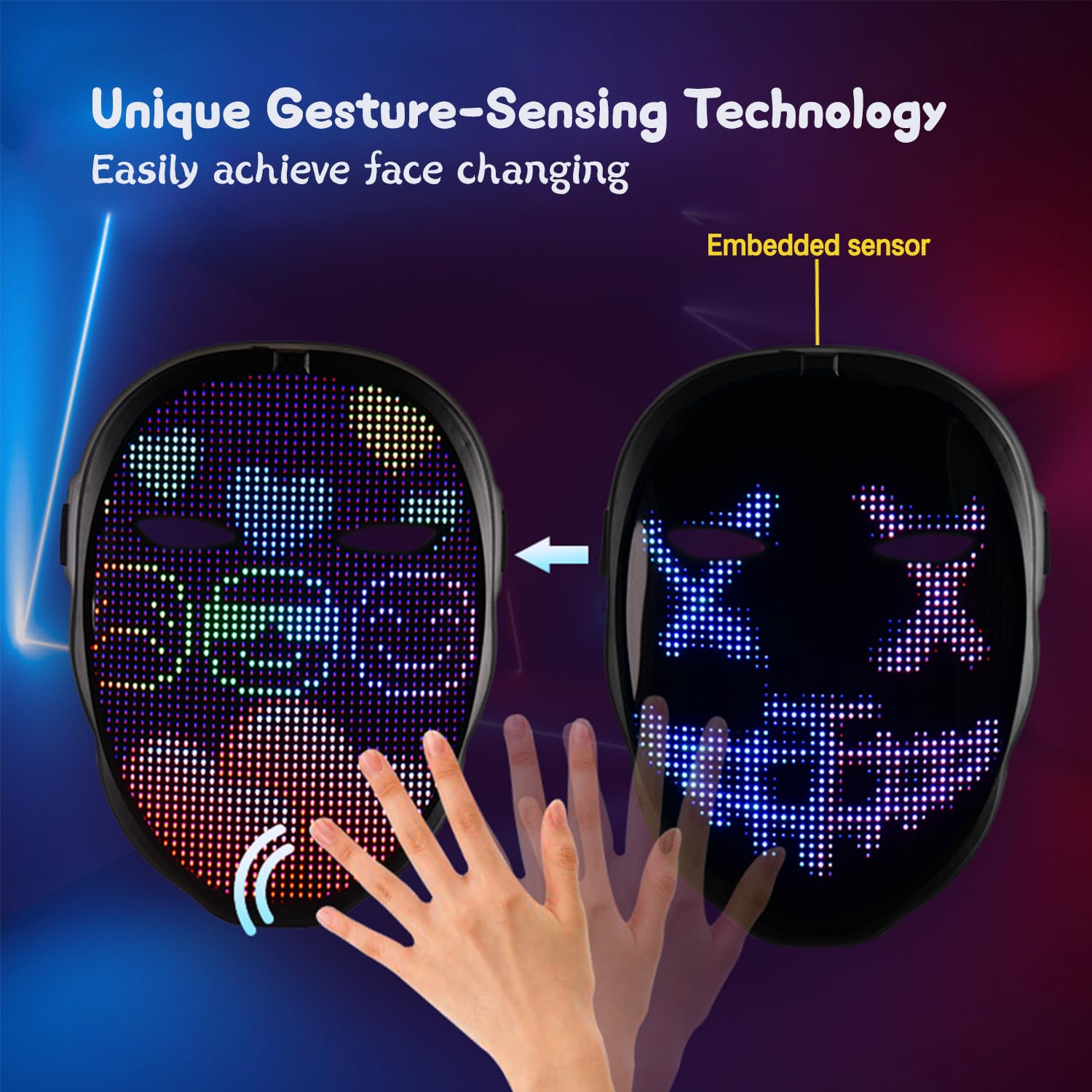 Máscara LED recarregável com c - Led Purge Mask Halloween avaliação e preço