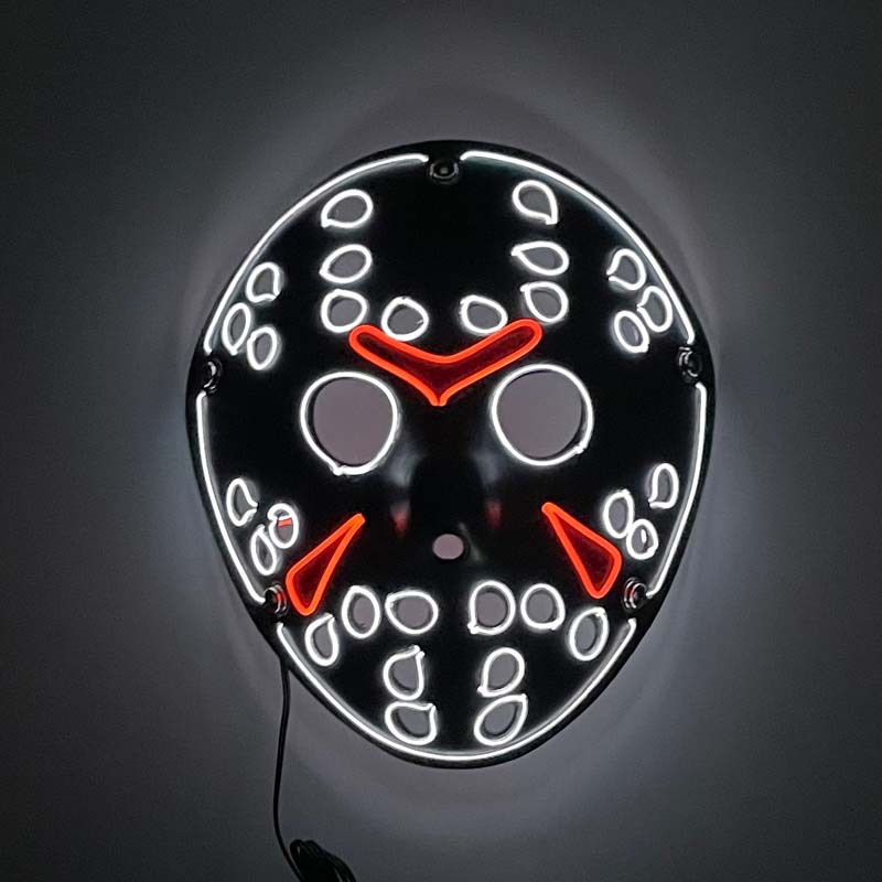 2023 iluminar máscara de purga - Led Purge Mask Halloween avaliação e preço