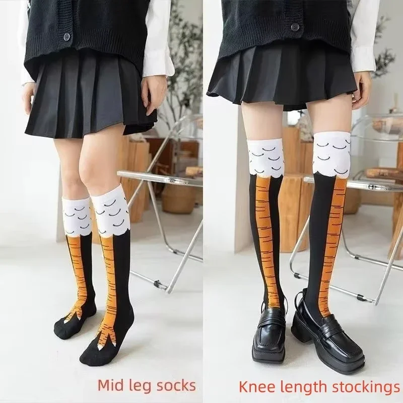Moda feminina meias com na alt - Funny Chicken Leg Socks avaliação e preço