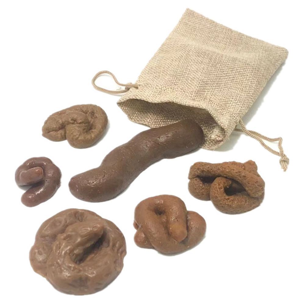 6 Peças de Brinquedos de Pegad - Fake Poop Gag Gift avaliação e preço