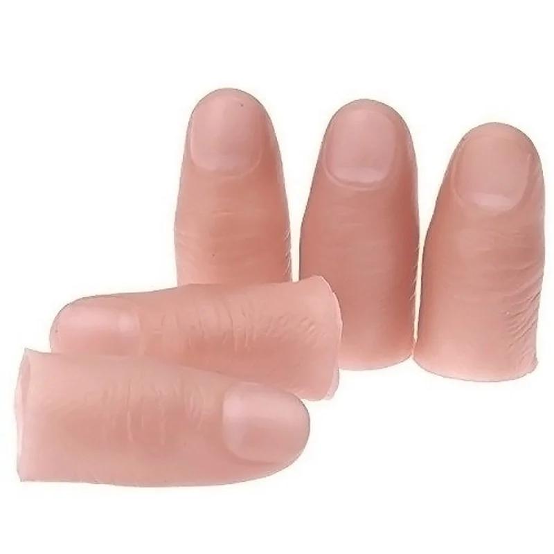 5 pçs/set falso macio polegar  - Thumb Tip Magic Trick Set avaliação e preço